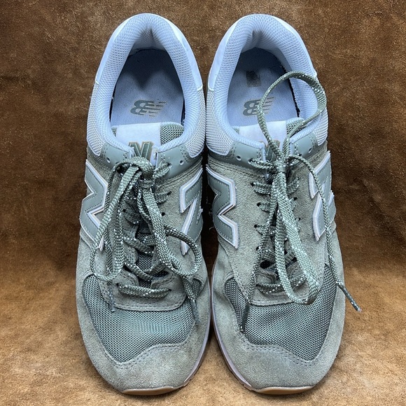 New Balance Olive Green Sneakers - Picture 7 of 9